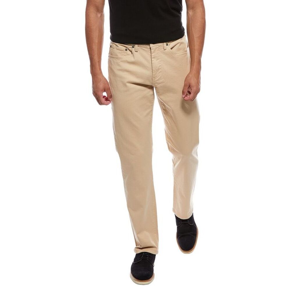 Brooks Brothers Mens  Piece Dye Straight Pant, Brown